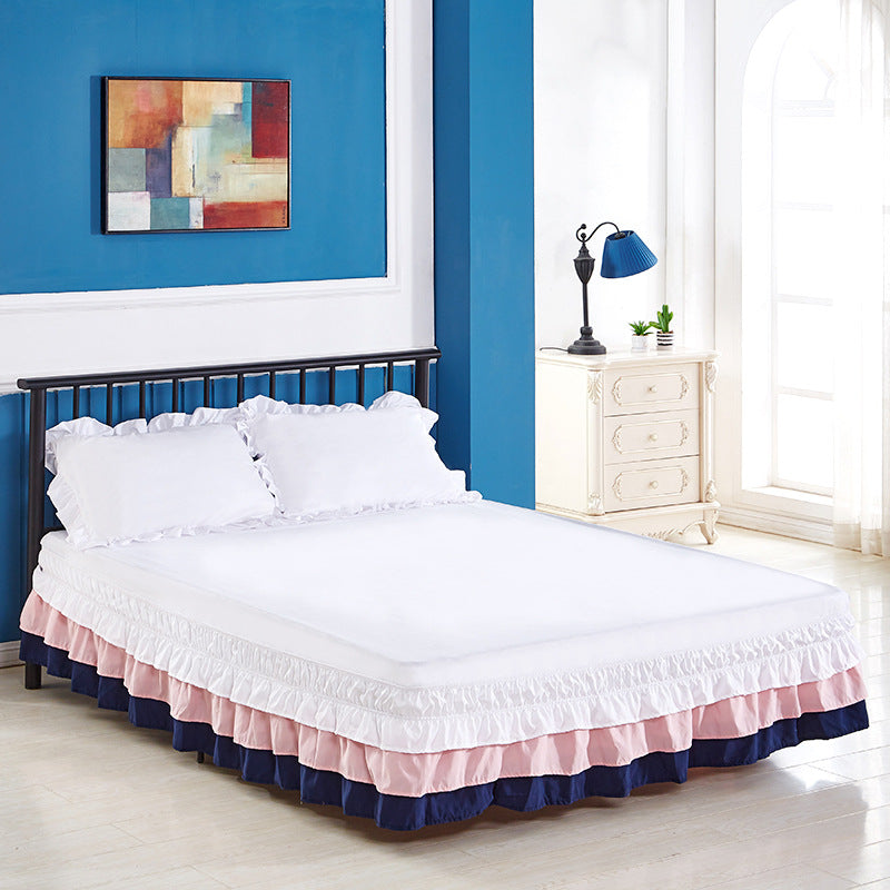 Ruffle Elastic Bed Skirt