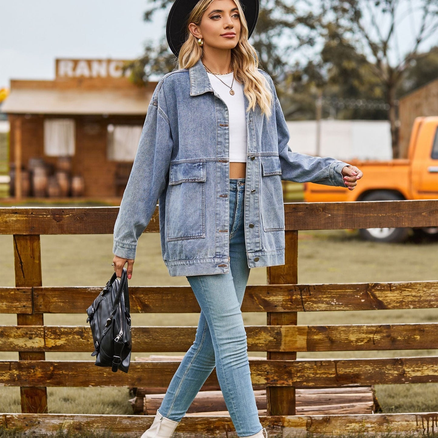 Zoe Oversized Denim Jacket