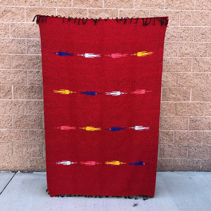 Red Thunder Bird - Mexican Blanket