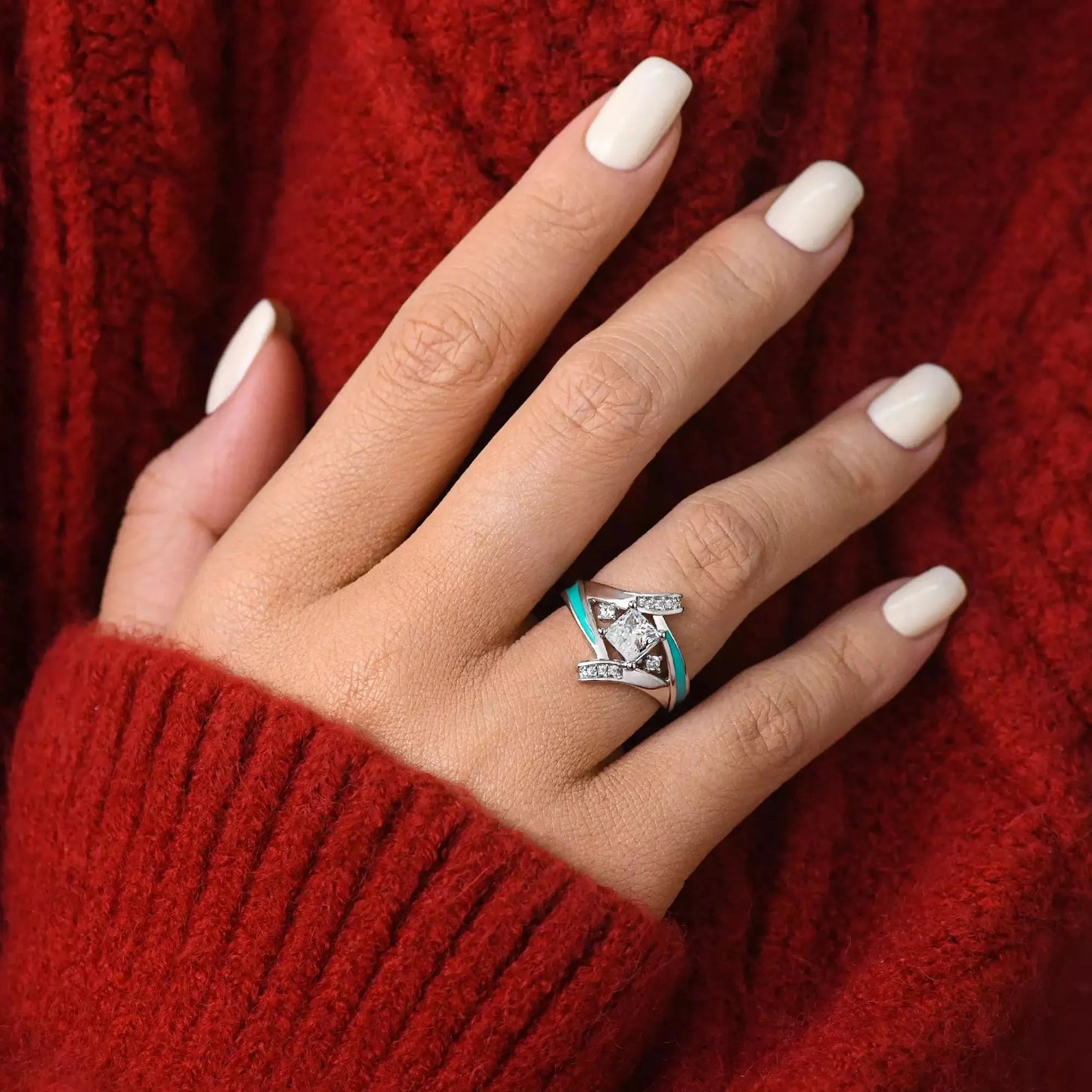 Milky Way Kiss Ring