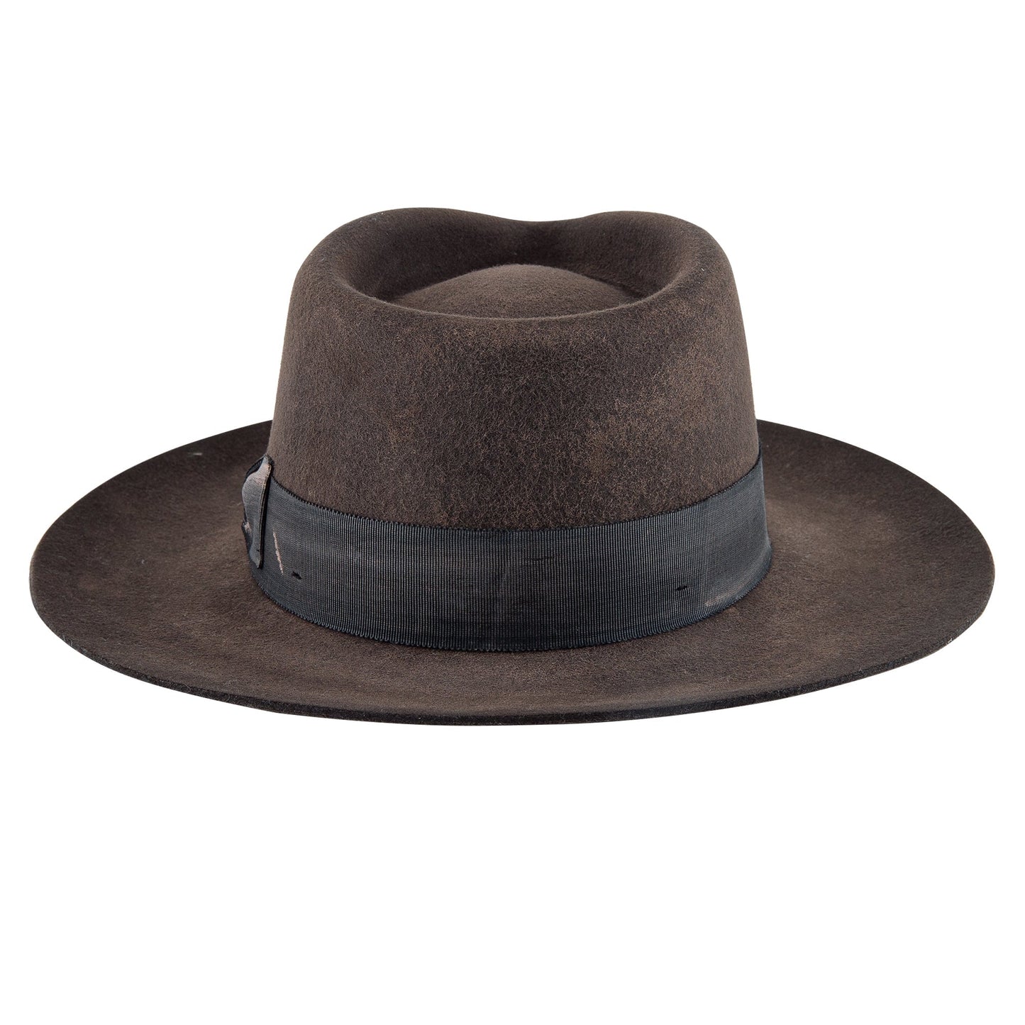 Ash Distressed Fedora Hat