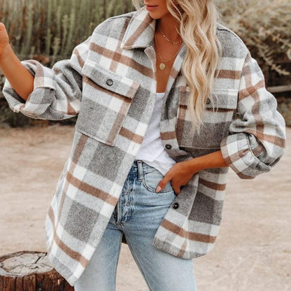 Zephyria Plaid Jacket