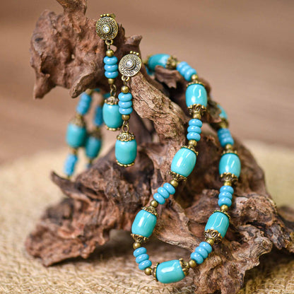 Mystic Turquoise Necklace and Earring Set