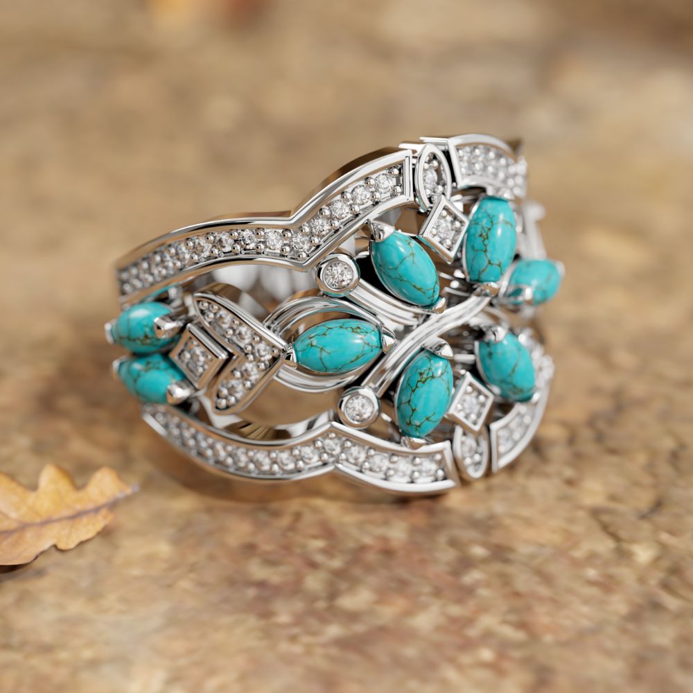 Navajo Nightfall Ring