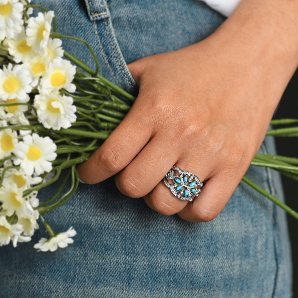 Navajo Nightfall Ring