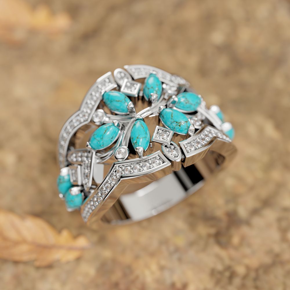 Navajo Nightfall Ring