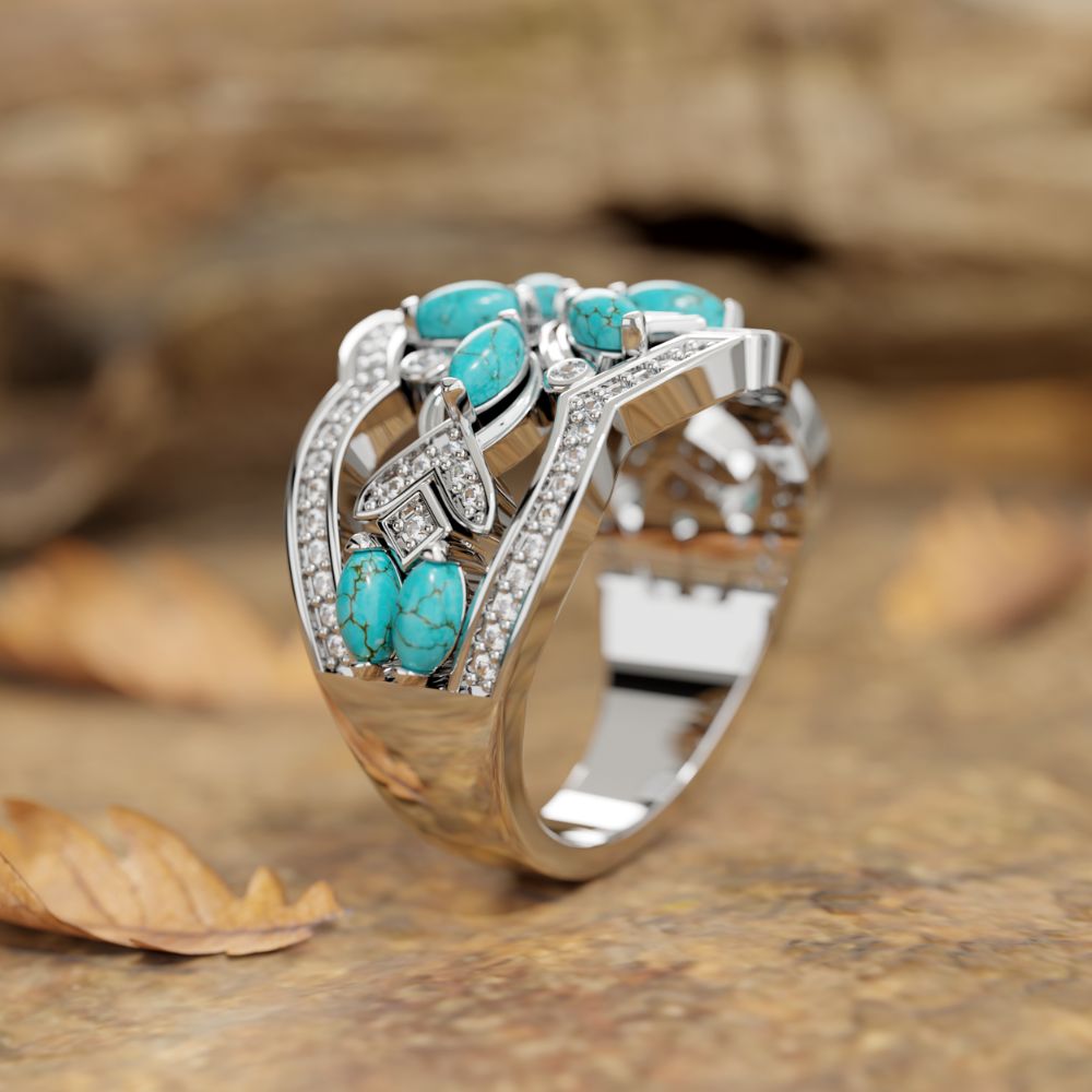 Navajo Nightfall Ring