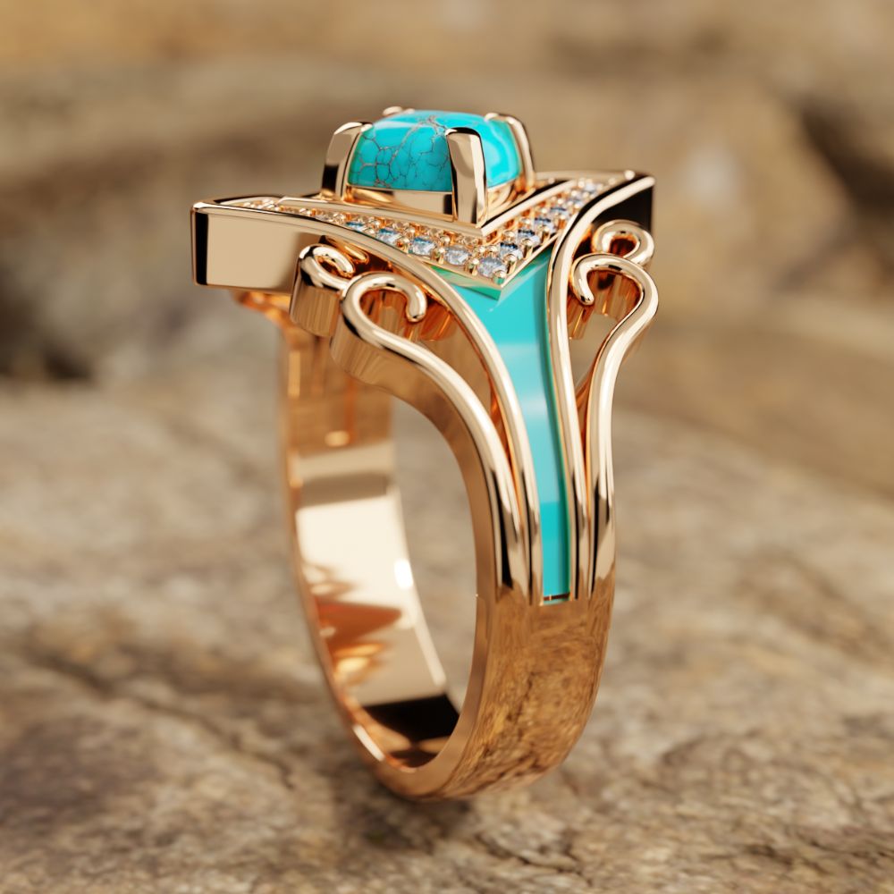 Oasis Wave Ring