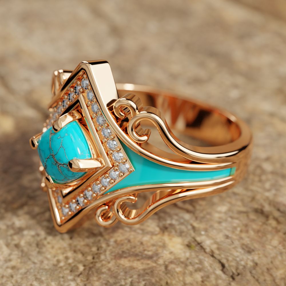 Oasis Wave Ring