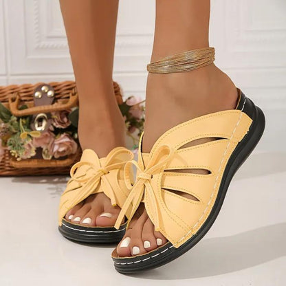 Women's Solid Color Platform Sandals Shoes