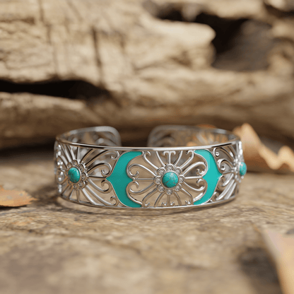 Prairie Flower Cuff Bracelet