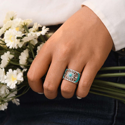 Prairie Flower Cuff Ring