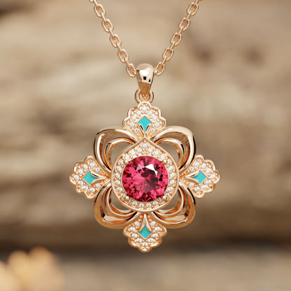 Prairie Insignia Necklace - Ruby