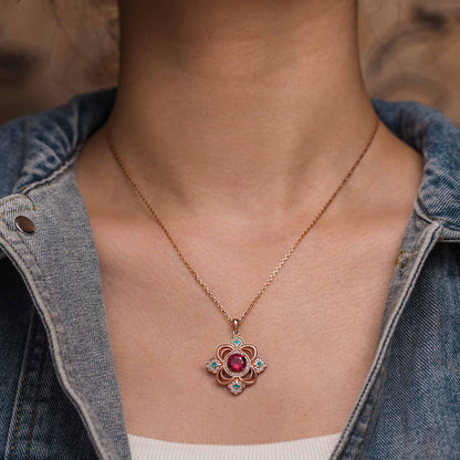 Prairie Insignia Necklace - Ruby