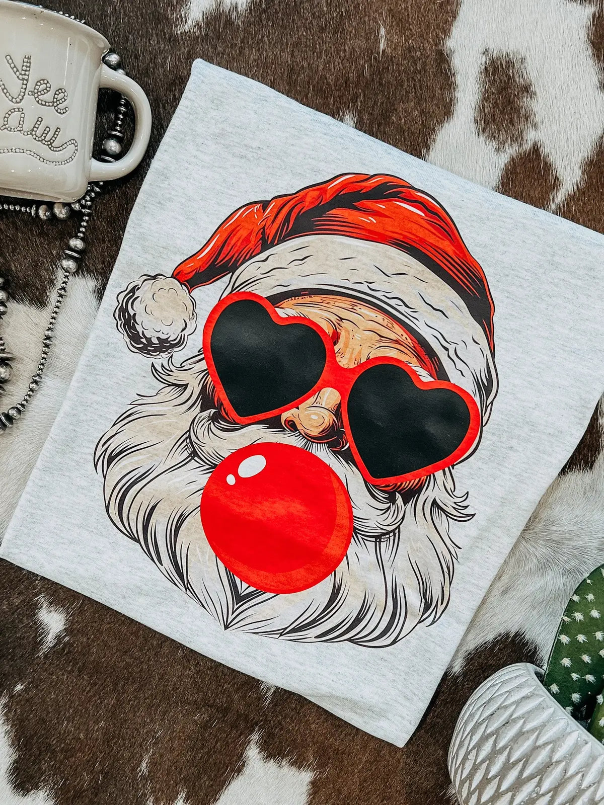 BLACK FRIDAY Retro Santa Tee