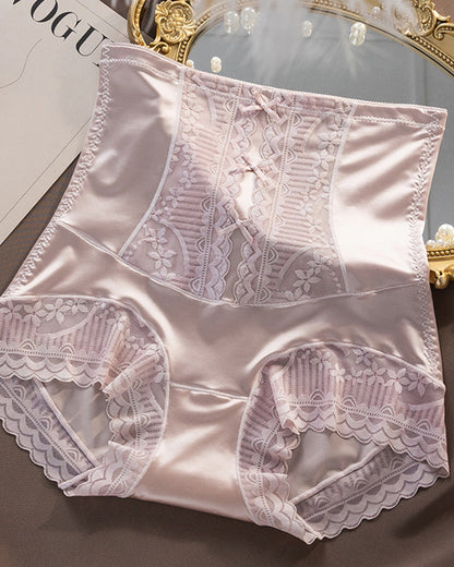 High-Waisted. Seamless Lace Panties