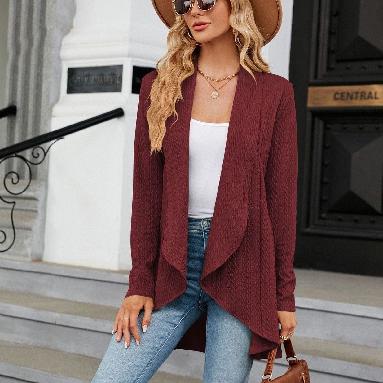 Anemone Long Knitted Cardigan