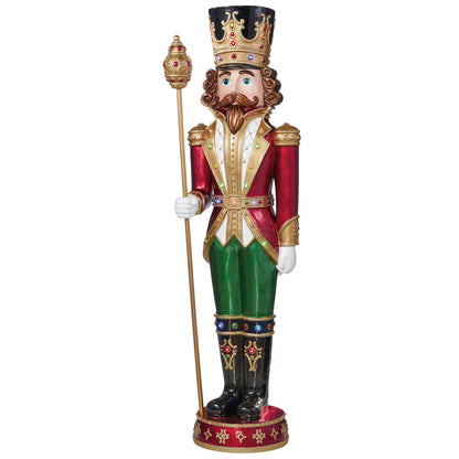 6' Life-Size LED Christmas Nutcracker