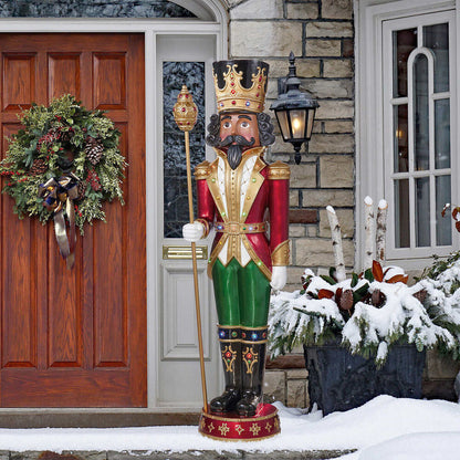 6' Life-Size LED Christmas Nutcracker