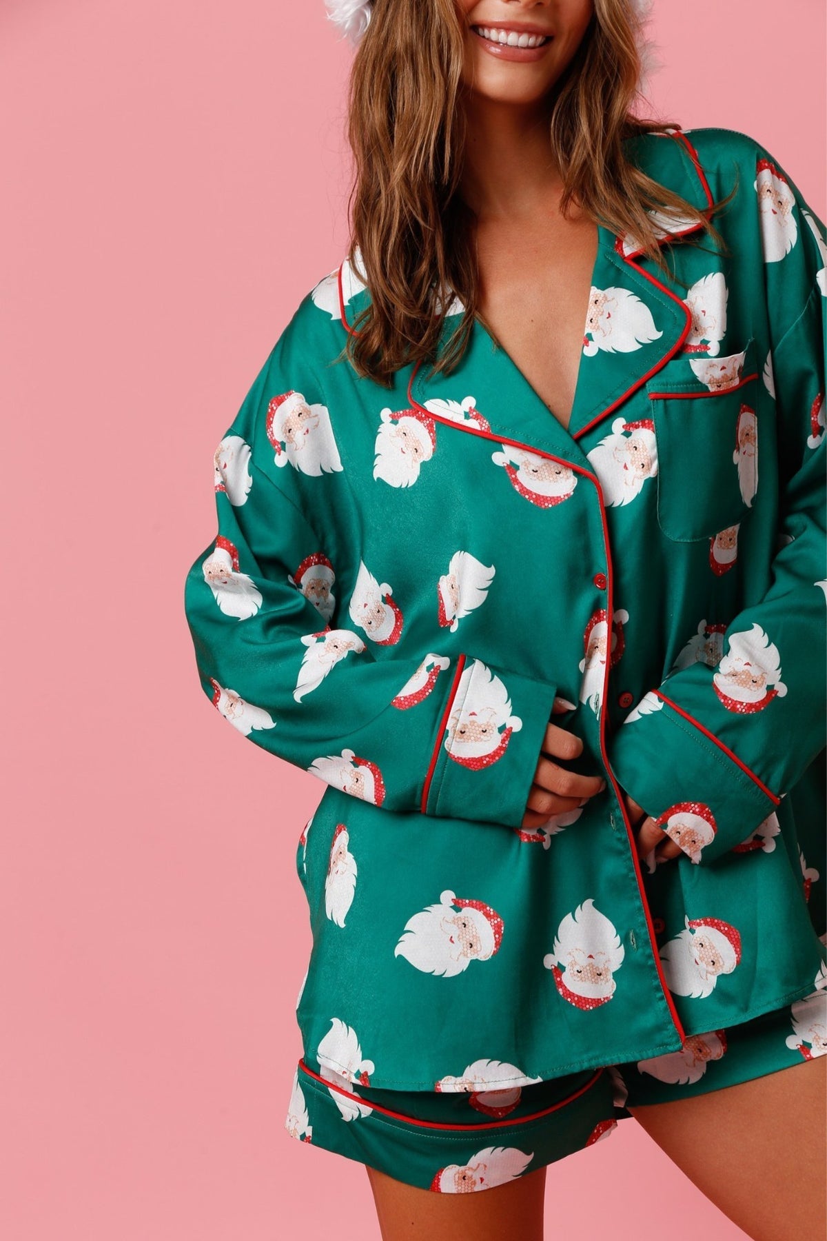 Christmas Print Pajama Set