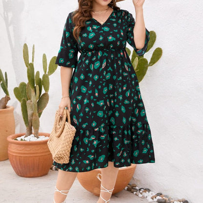 Plus Size Maggie Midi Dress