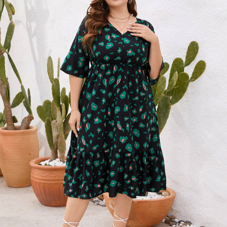 Plus Size Maggie Midi Dress