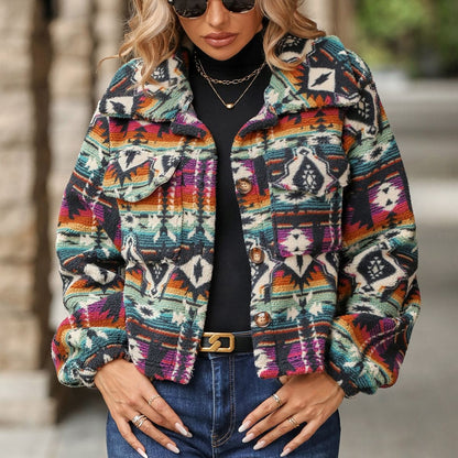 Alessia Aztec Print Jacket