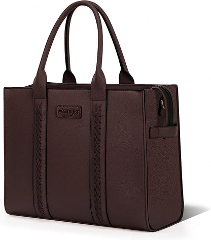 Wrangler Tote Bag for Women Zipper Shoulder Handbag