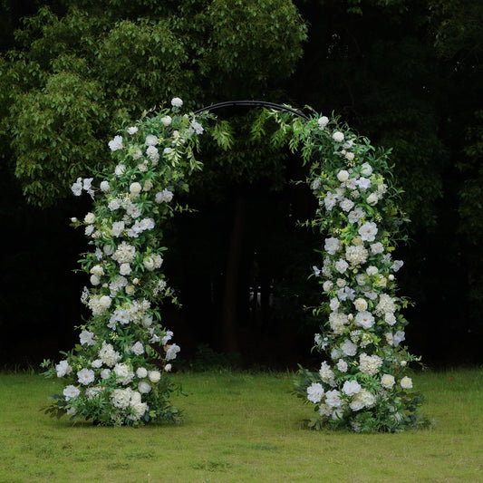 2024 New Wedding Party Background Floral Arch Decoration Including Frame -R097