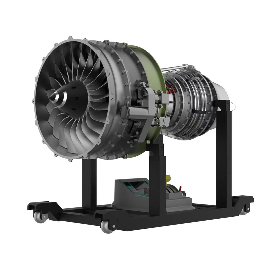 1/10 Dual-Spool Turbofan Engine Model Kits That Runs Mechanical 1000+PCS