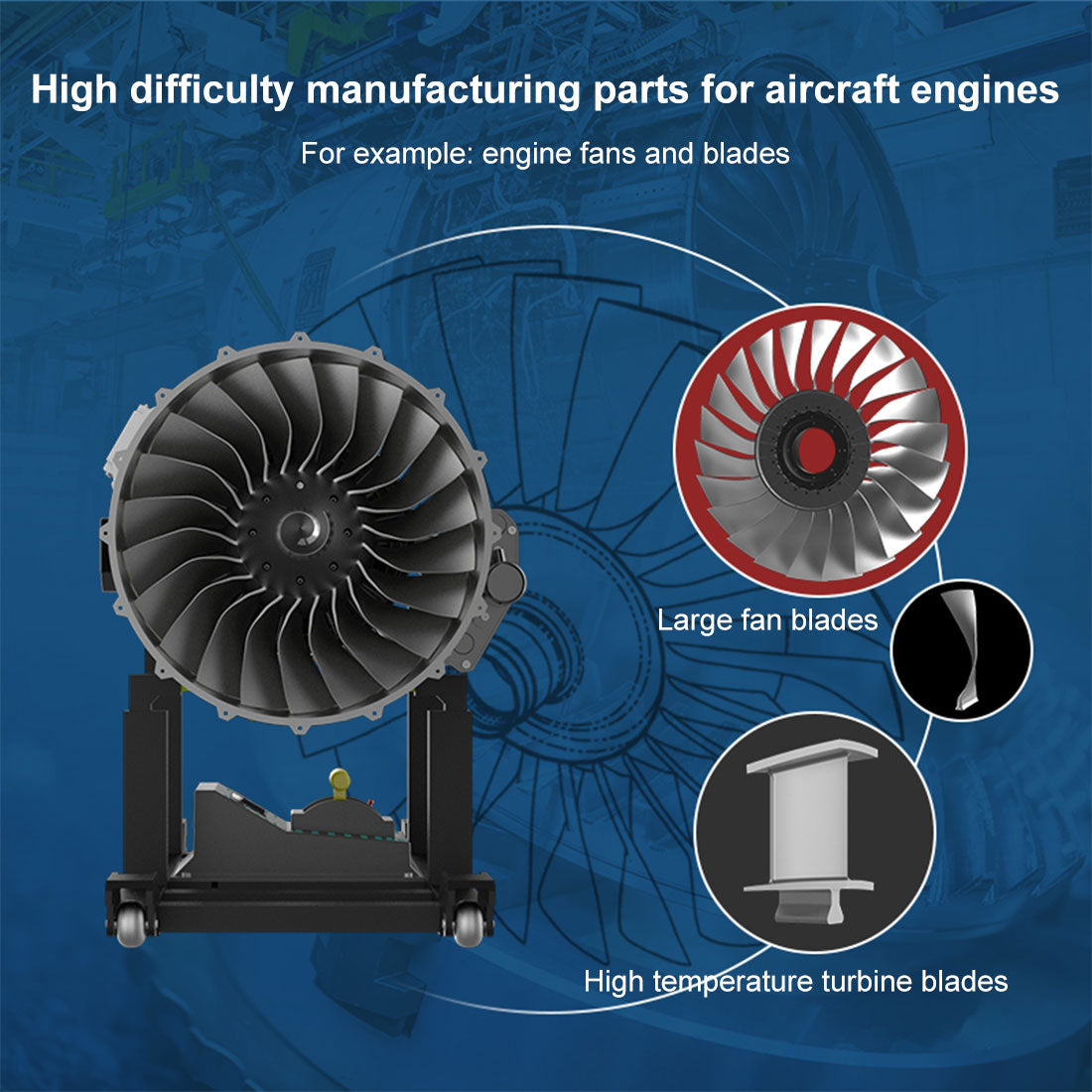 1/10 Dual-Spool Turbofan Engine Model Kits That Runs Mechanical 1000+PCS