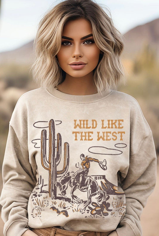 The Oatmeal Wild Like The West Pullover