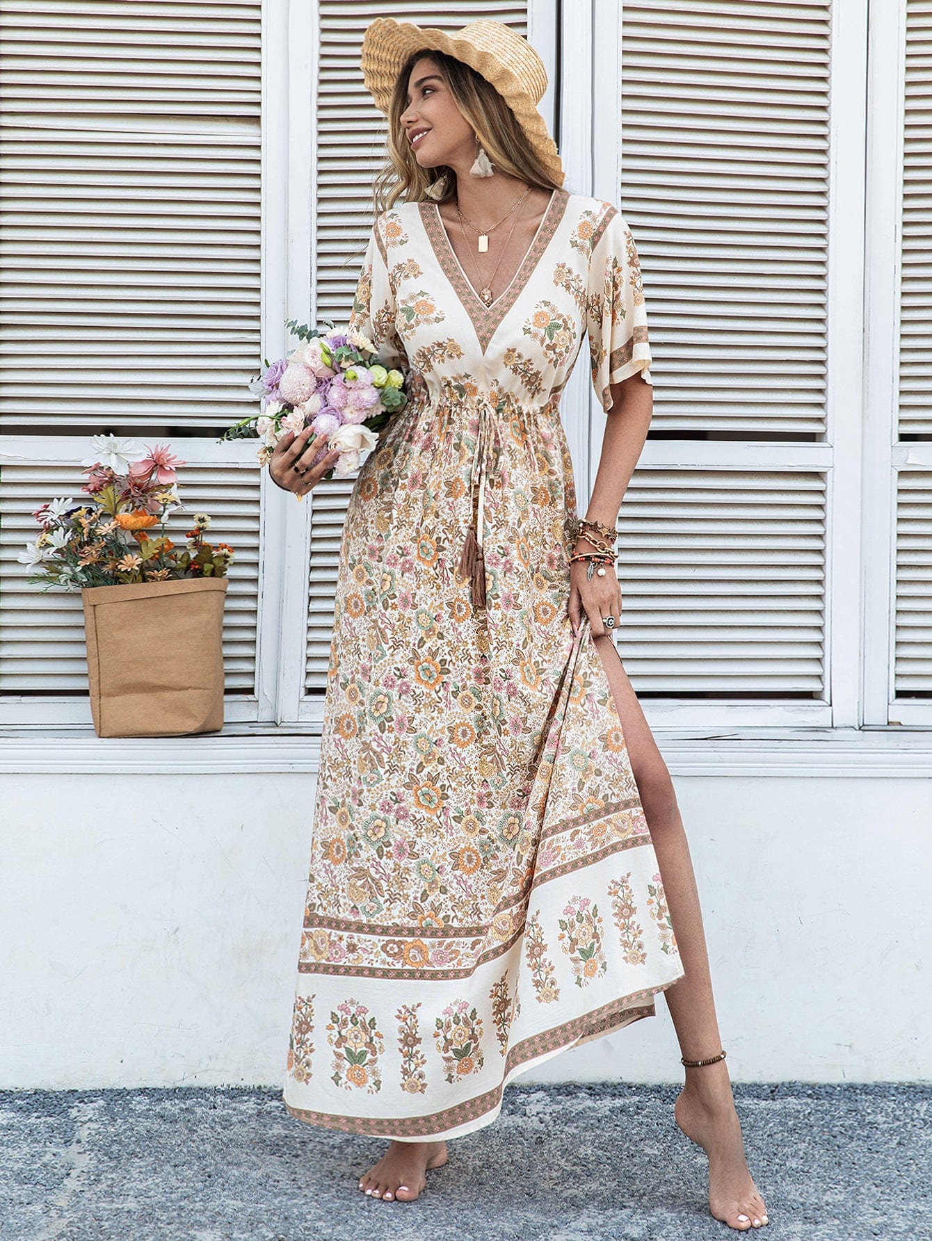 Amelia Boho Maxi Dress