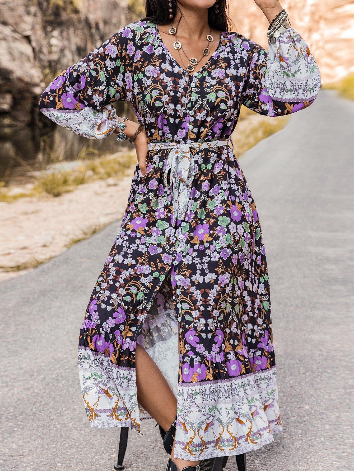 Maya Floral Maxi Dress