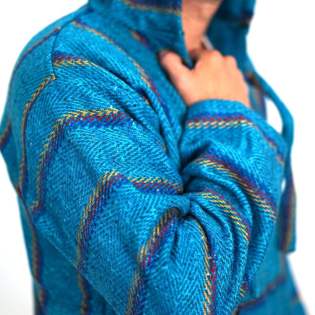 Azul Mexican Drug Rug Baja Hoodie