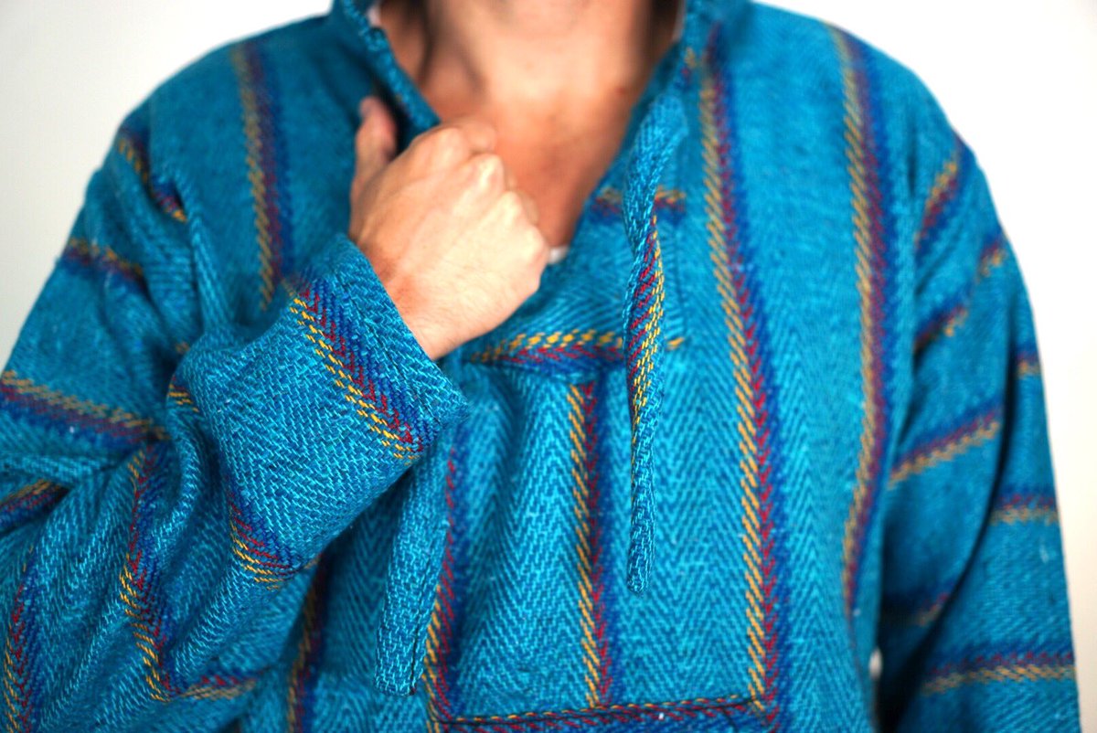 Azul Mexican Drug Rug Baja Hoodie