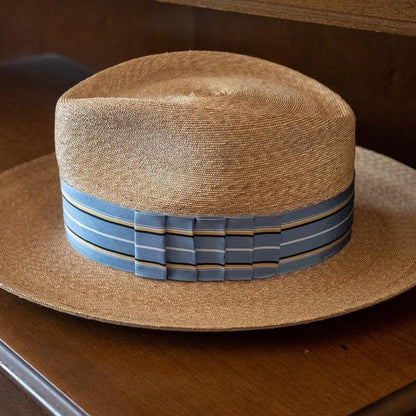 Regal Edge Straw Fedora Hat