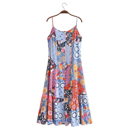 Amabel Boho Midi Dress