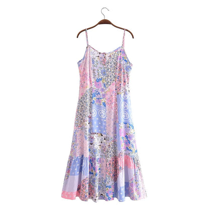 Amabel Boho Midi Dress