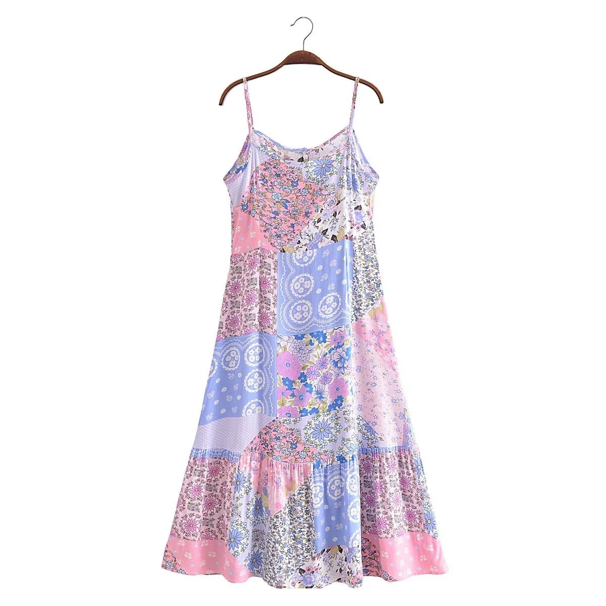 Amabel Boho Midi Dress