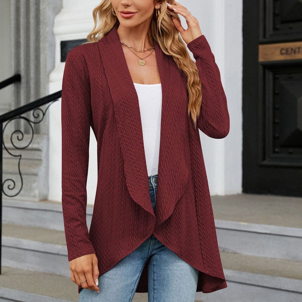 Anemone Long Knitted Cardigan