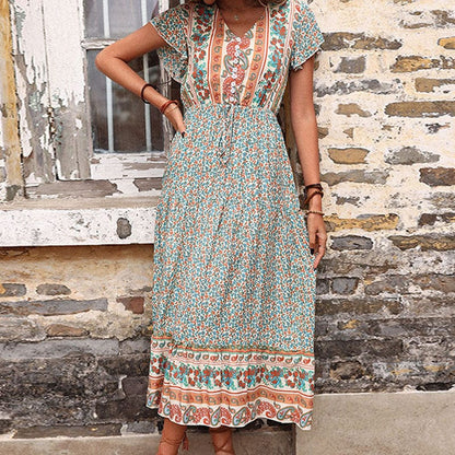 Calliope Boho Maxi Dress