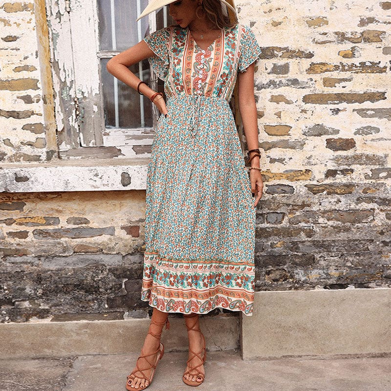 Calliope Boho Maxi Dress