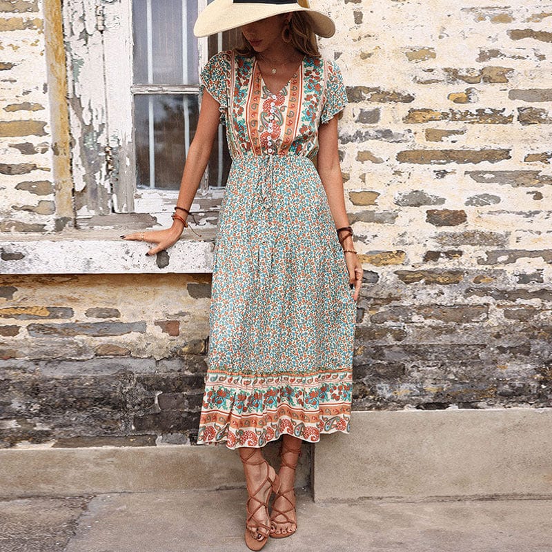 Calliope Boho Maxi Dress