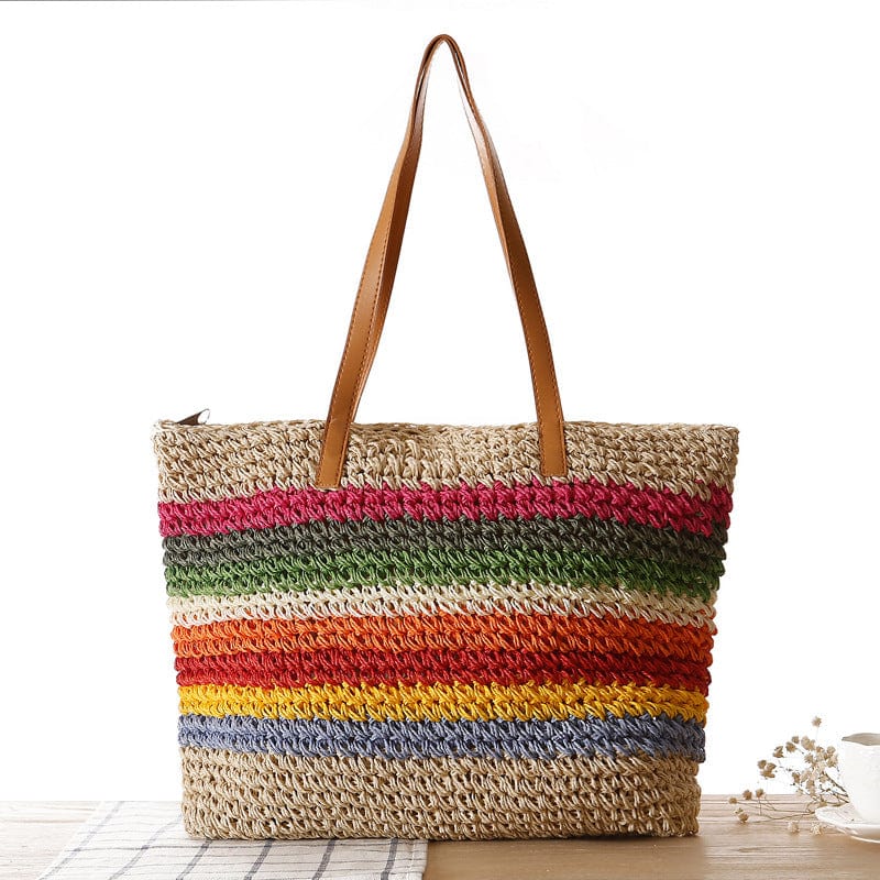 Rainbow Stripes Shoulder Bag