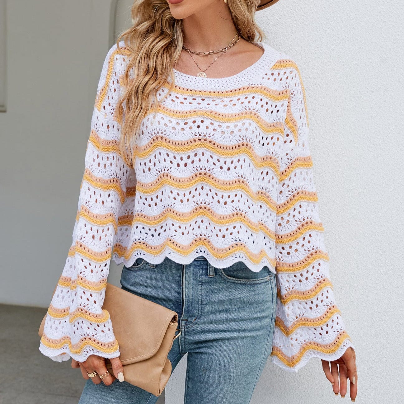 Jessamine Crop Knitted Sweater