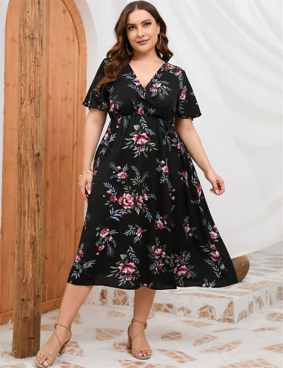 Plus Size Bella Midi Dress