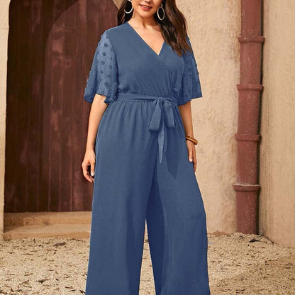 Plus Size Daffodil Boho Jumpsuit