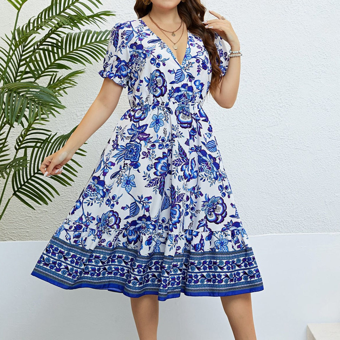 Plus Size Lauren Midi Dress