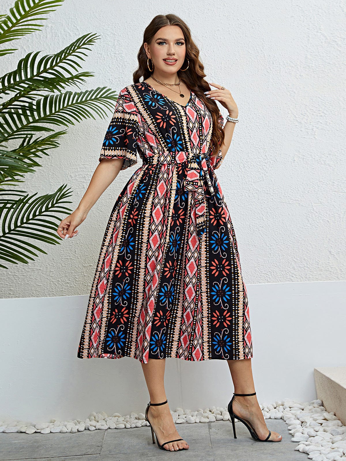 Plus Size Lydia Midi Dress